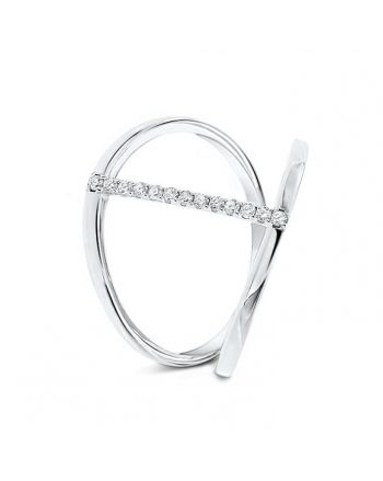 Allina's Diamond Ring in 18k White Gold (0.10ct)