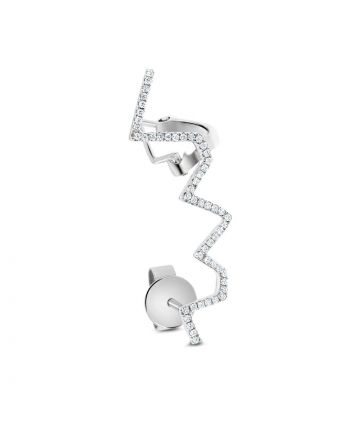 Jessi Diamond Earring in 18k White Gold