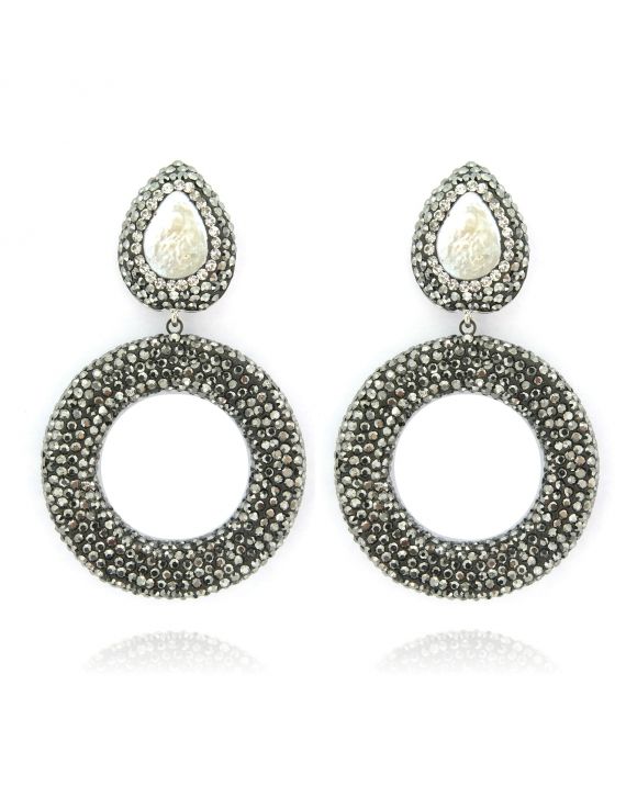 Sterling Silver Pearl Drop Earrings