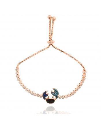 Sterling Silver Arial Crab Bracelet