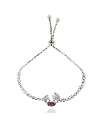 Sterling Silver Hermie Crab Bracelet
