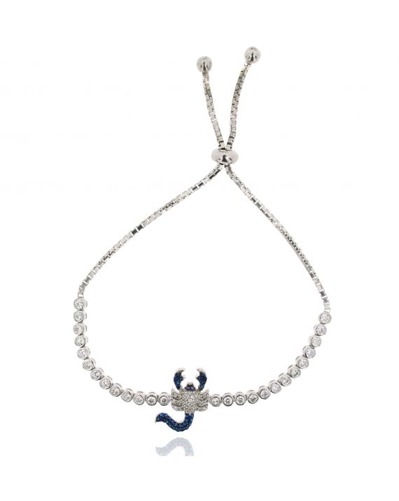 Sterling Silver Rogue Scorpion Bracelet