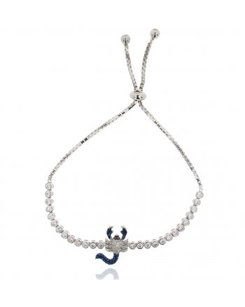 Sterling Silver Rogue Scorpion Bracelet