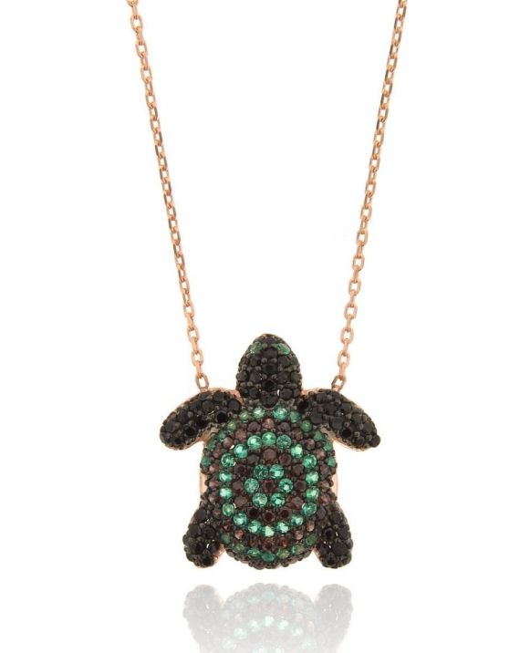 Sterling Silver Slowy Turtle Necklace