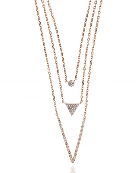 Three Strand CZ Necklace