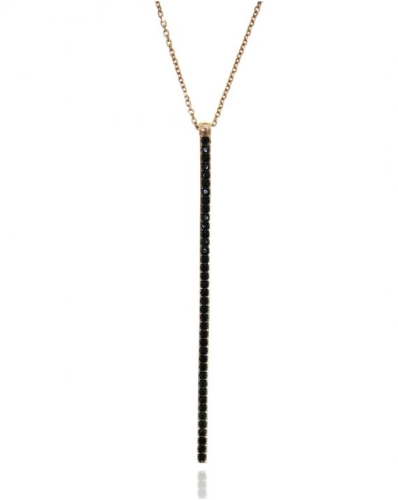 Sterling Silver Vertical Bar Necklace