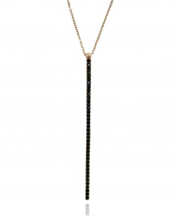Sterling Silver Vertical Bar Necklace