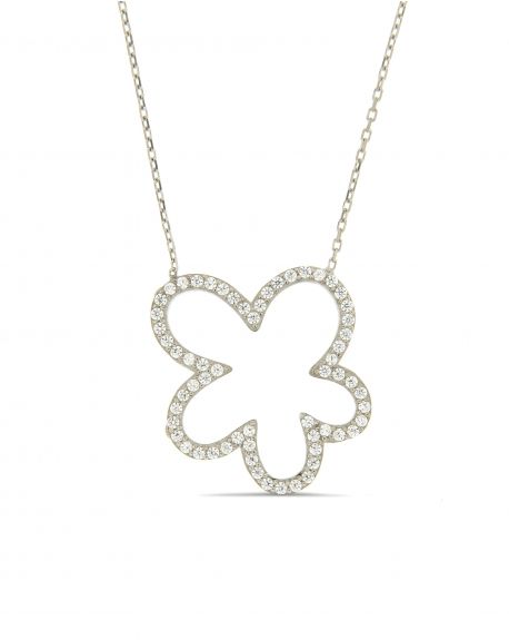 White Flower Necklace