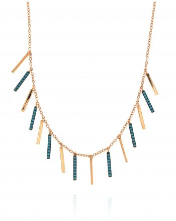 Sterling Silver Vertical Multi-Bar Necklace
