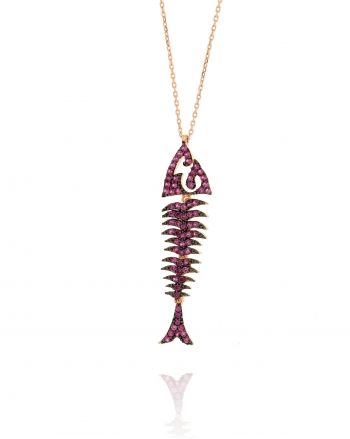 Sterling Silver Bonefish Necklace