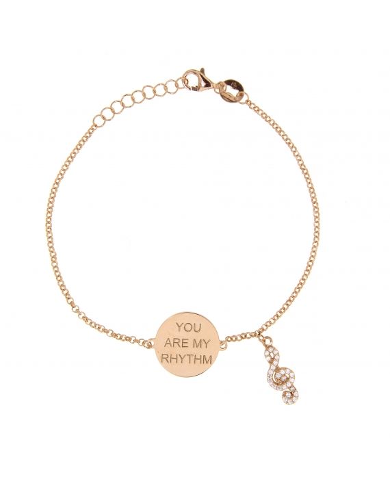 Sterling Silver My Musical Note Bracelet