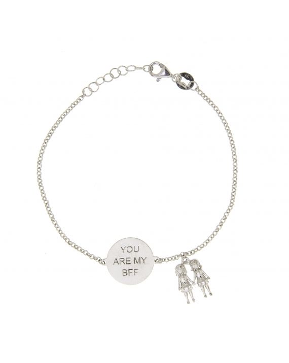 Sterling Silver BFF Best Friend Bracelet