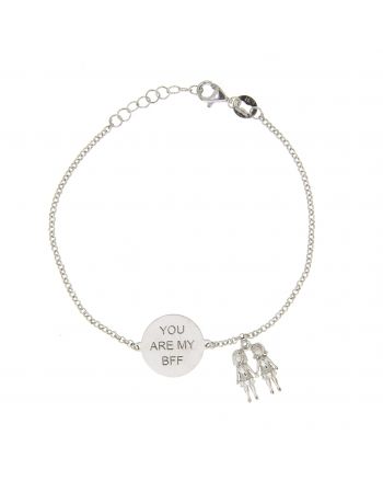 Sterling Silver BFF Best Friend Bracelet