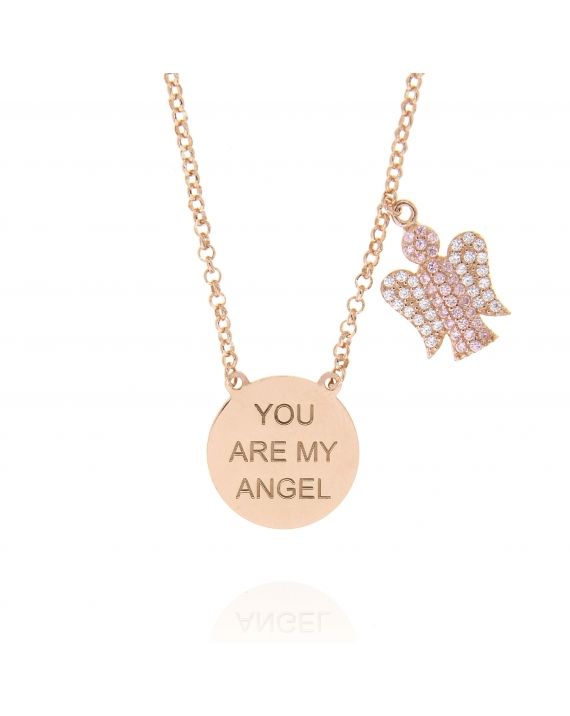 Sterling Silver My Angel Necklace